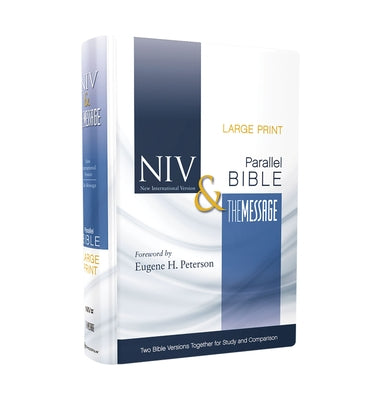 Side-By-Side Bible-PR-NIV/MS-Large Print: Two Bible Versions Together for Study and Comparison by Zondervan book cover
