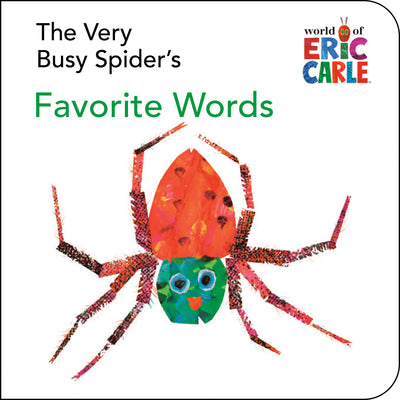The Very Busy Spider's Favorite Words: A Mini-Board Book by Eric Carle book cover