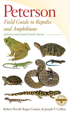 Peterson Field Guide to Reptiles and Amphibians Eastern & Central North America by Robert Powell book cover