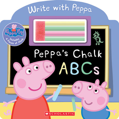 Peppa's Chalk ABCs (Peppa Pig) by Scholastic book cover