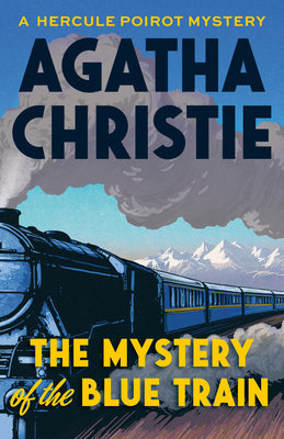 The Mystery of the Blue Train by Agatha Christie book cover