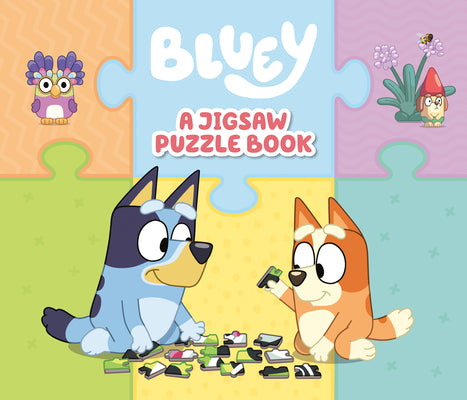 Bluey: A Jigsaw Puzzle Book: Includes 4 Double-Sided Puzzles by Penguin Young Readers Licenses book cover