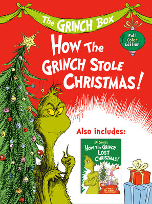 The Grinch Two-Book Boxed Set: Dr. Seuss's How the Grinch Stole Christmas! Full-Color Edition and How the Grinch Lost Christmas! by Dr Seuss book cover