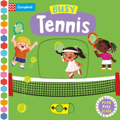 Busy Tennis by Campbell Books book cover