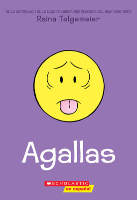 Agallas = Guts by Raina Telgemeier book cover