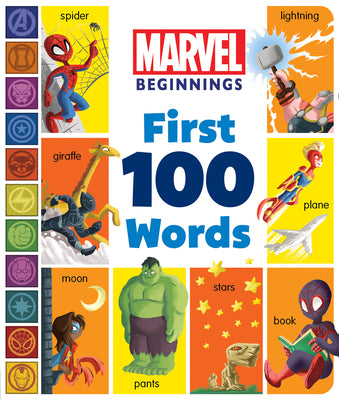 Marvel Beginnings: First 100 Words by Sheila Sweeny Higginson book cover
