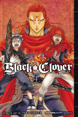 Black Clover, Vol. 4: The Crimson Lion King by Yuki Tabata book cover