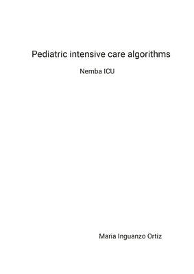 Pediatric intensive care algorithms: Nemba ICU by Maria Inguanzo Ortiz book cover