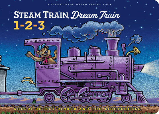 Steam Train, Dream Train 1-2-3 by Sherri Duskey Rinker book cover