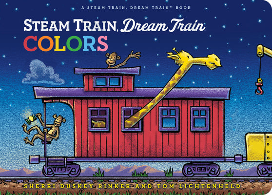 Steam Train, Dream Train Colors by Sherri Duskey Rinker book cover