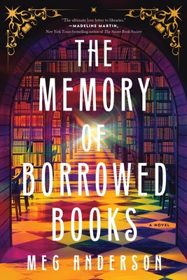The Memory of Borrowed Books by Meg Anderson book cover