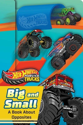 Hot Wheels: Big and Small: A Book about Opposites (a Mattel Hot Wheels Monster Trucks Shaped Novelty Board Book for Toddlers) by Buzzpop book cover
