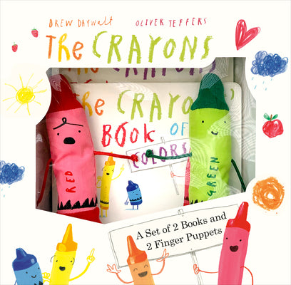 The Crayons: A Set of Books and Finger Puppets by Daywalt, Drew book cover