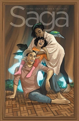 Saga Volume 9 by Brian K. Vaughan book cover