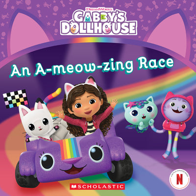 The A-Meow-Zing Race (Gabby's Dollhouse 8 X 8 #11) by Pamela Bobowicz book cover