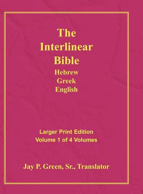 Interlinear Hebrew Greek English Bible-PR-FL/OE/KJ Large Pring Volume 1 by Jay Patrick, Sr. Green book cover