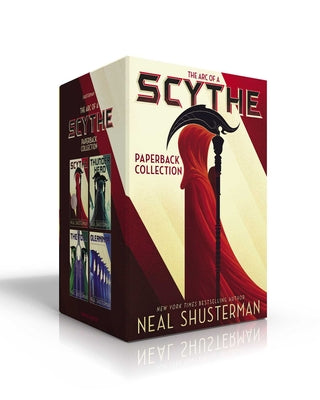 The Arc of a Scythe Paperback Collection (Boxed Set): Scythe; Thunderhead; The Toll; Gleanings by Neal Shusterman book cover