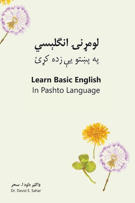 Learn Basic English in Pashto Language by David E. Sahar book cover