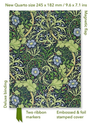 William Morris: Seaweed (Foiled Quarto Journal) product image