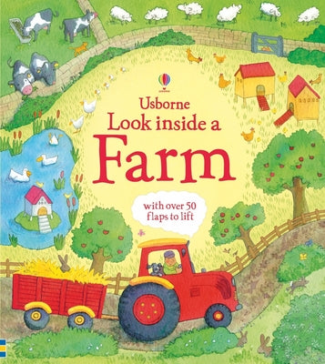 Look Inside a Farm by Katie Daynes book cover