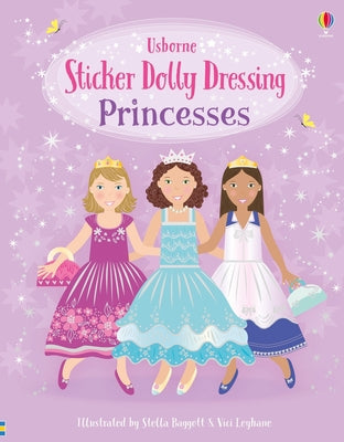 Sticker Dolly Dressing Princesses by Fiona Watt book cover
