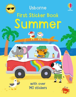 First Sticker Book Summer by Felicity Brooks book cover