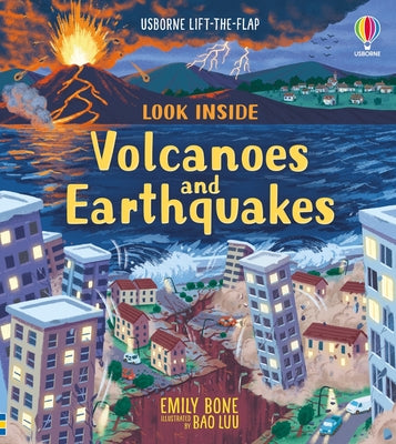 Look Inside Volcanoes and Earthquakes by Laura Cowan book cover