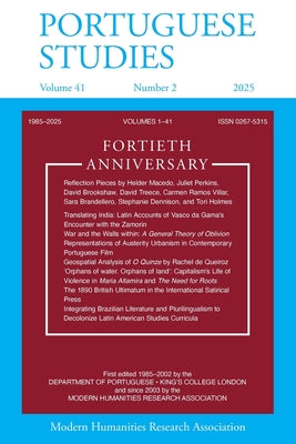 Portuguese Studies 41.2 (2025): Fortieth Anniversary Special Issue by Jane-Marie Collins book cover