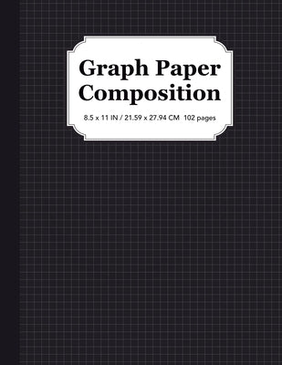 Graph Paper Composition Notebook: Quad Ruled 5x5, Grid Paper for Students in Math and Science by Math Wizo book cover