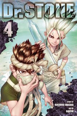 Dr. Stone, Vol. 4: Senku's Lab by Riichiro Inagaki book cover