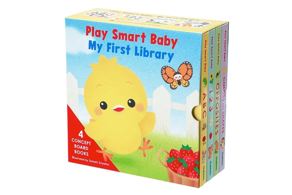 Play Smart Baby 4-Book Boxed Set: Abc, 123, Colors and Shapes, and Opposites by Satoshi Iriyama book cover