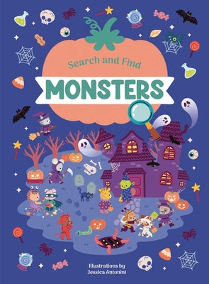 Search & Find Monsters by Jessica Antonini book cover