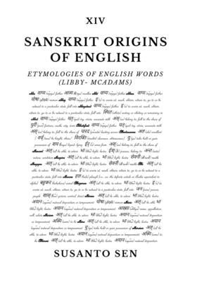 Sanskrit Origins of English: Etymologies of English Words (Libby- McAdams)