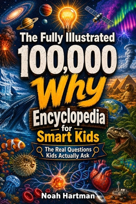 The Fully Illustrated 100,000 Why Encyclopedia for Smart Kids: The Real Questions Kids Actually Ask by Noah Hartman book cover