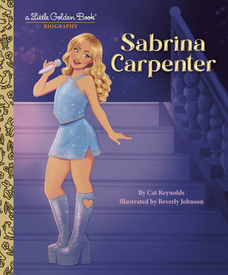 Sabrina Carpenter: A Little Golden Book Biography by Cat Reynolds book cover