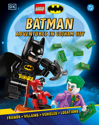 Lego DC Batman Adventures in Gotham City by DK book cover