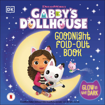 Gabby's Dollhouse Goodnight Fold-Out Book by DK book cover