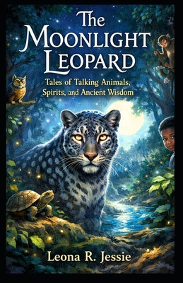 The Moonlight Leopard: Tales of Talking Animals, Spirits, and Ancient Wisdom by Leona R. Jessie book cover