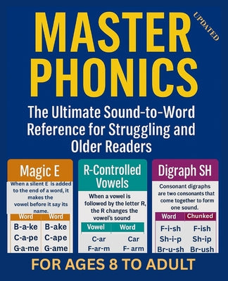 Master Phonics: The Ultimate Sound-to-Word Reference Guide for Struggling Readers, Older Kids & ELLs by Telling Perspectives book cover