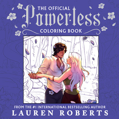 The Official Powerless Coloring Book by Lauren Roberts book cover