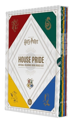 Harry Potter House Pride: Official Coloring Book Boxed Set by Insight Editions book cover