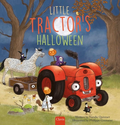 Little Tractor's Halloween by Natalie Quintart book cover
