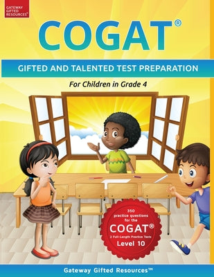 COGAT Test Prep Grade 4 Level 10 by Gateway Gifted Resources book cover
