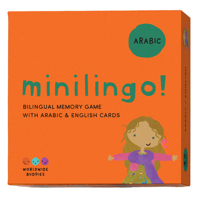 Minilingo Arabic / English Bilingual Flashcards: Bilingual Memory Game with Arabic & English Cards