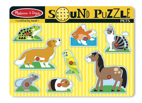 Book cover of Melissa & Doug Pets Sound Puzzle [With Battery] by Melissa & Doug