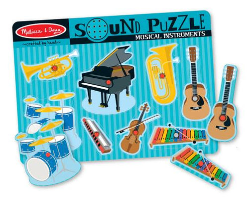 Book cover of Melissa & Doug Musical Instruments Sound Puzzle [With Battery] by Melissa & Doug