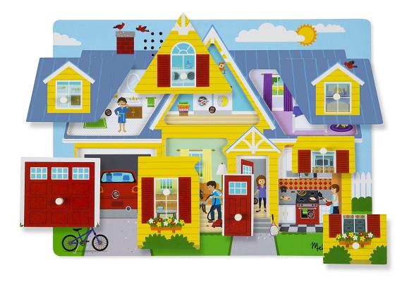 Book cover of Around the House Sound Puzzle - 8 Pieces [With Battery] by Melissa & Doug