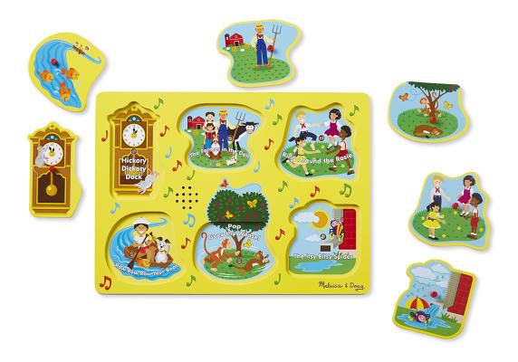 Book cover of Nursery Rhymes 1 - Sound Puzzle [With Battery] by Melissa & Doug