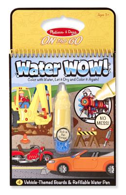 Book cover of Melissa & Doug Water Wow! - Vehicles by Melissa & Doug