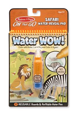 Book cover of Melissa & Doug Water Wow! - Safari Water Reveal Pad by Melissa & Doug
